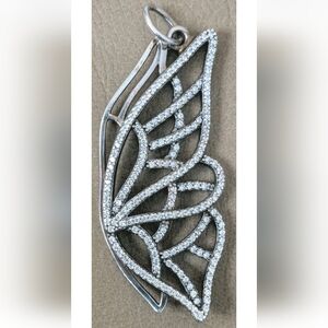 PANDORA Sterling Silver New Beginning Butterfly Pendant